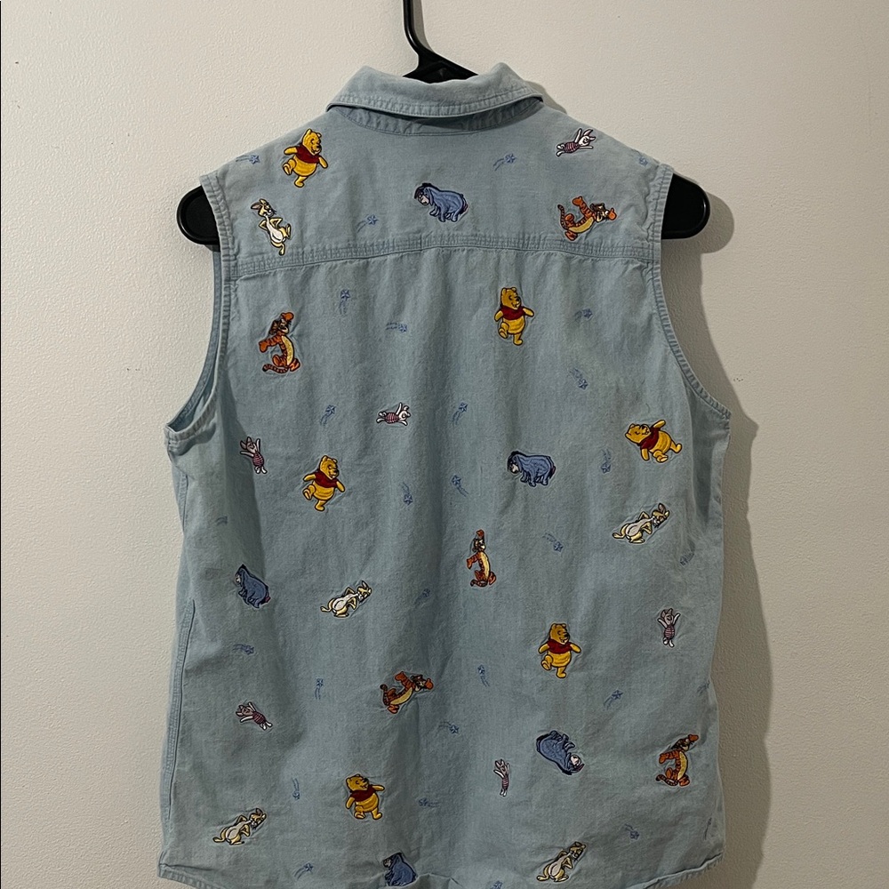 Rare Vintage Winnie The Pooh Button Down - Picture 5 of 6